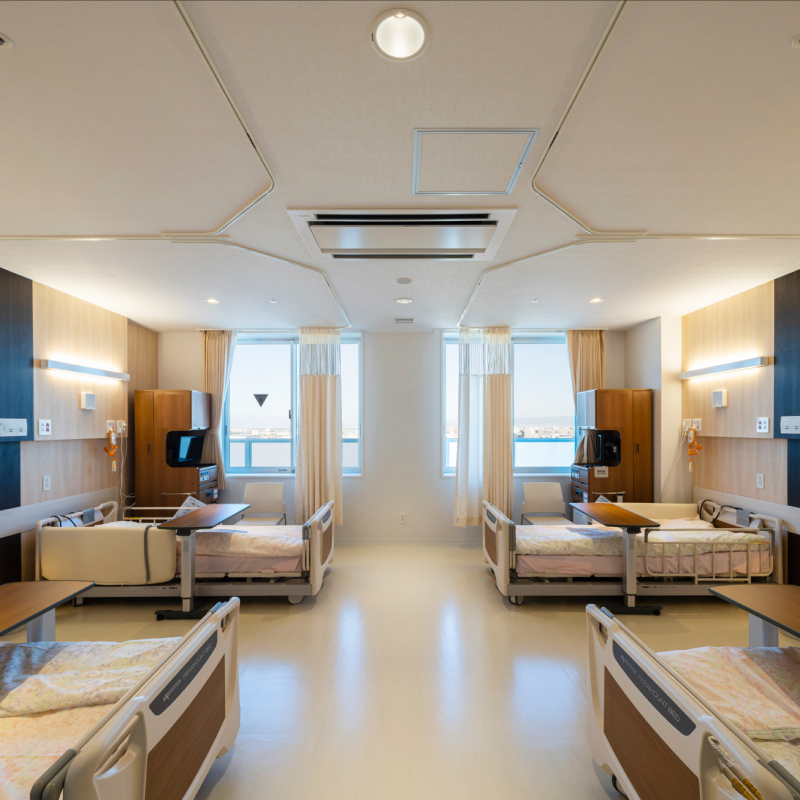 モデルルーム検証により造り上げた4床室