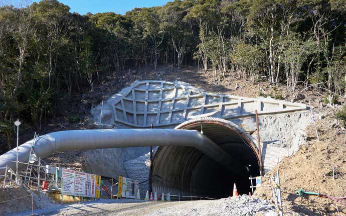 市道尾浦浅藻線道路改良工事