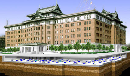 愛知県庁本庁舎耐震改修工事イメージ
